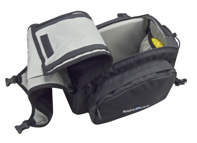 KLICKfix Gepäckträgertasche Rackpack 1, 10L UniKlip 2 - schwarz