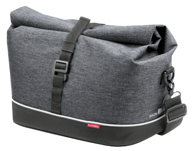 KLICKfix Gepäckträgertasche Rackpack City 8L, UniKlip 2 - grau