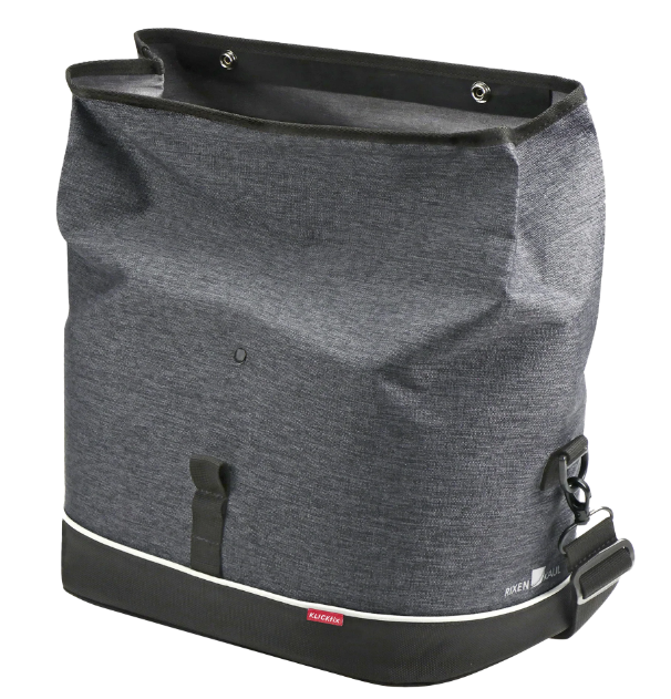 KLICKfix Gepäckträgertasche Rackpack City 8L, UniKlip 2 - grau