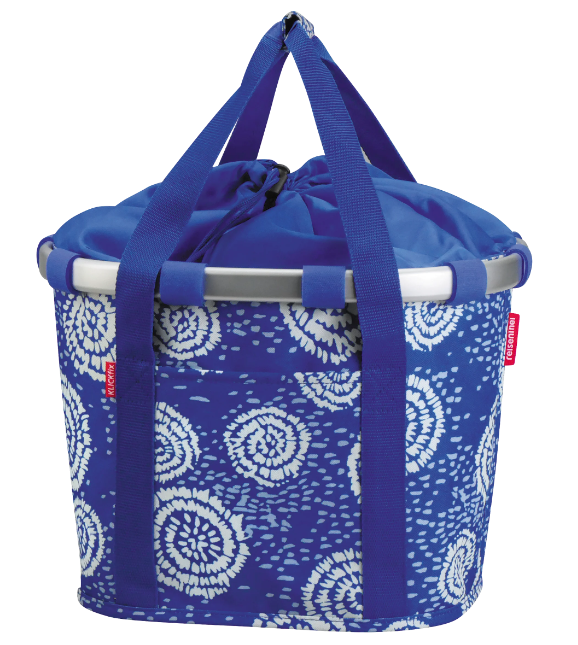 KLICKfix Lenkerkorb Reisenthel Bikebasket 15L - batik strong blue