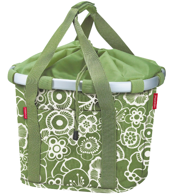 KLICKfix Lenkerkorb Reisenthel Bikebasket 15L - fleur green