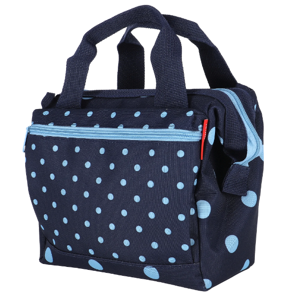 KLICKfix Lenkertasche Roomy 4L - mixed dots blue