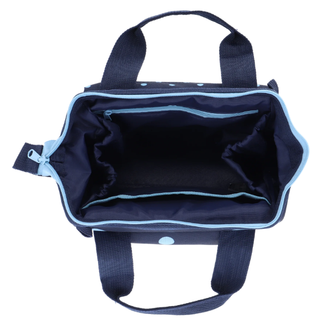 KLICKfix Lenkertasche Roomy 4L - mixed dots blue