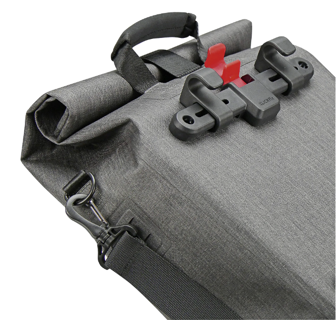 KLICKfix Einzeltasche Lightpack GT Waterproof 16L - tweed grau