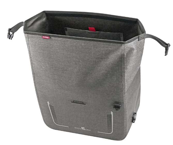 KLICKfix Lenkertasche Lightpack Max Waterproof 10L - tweed grau