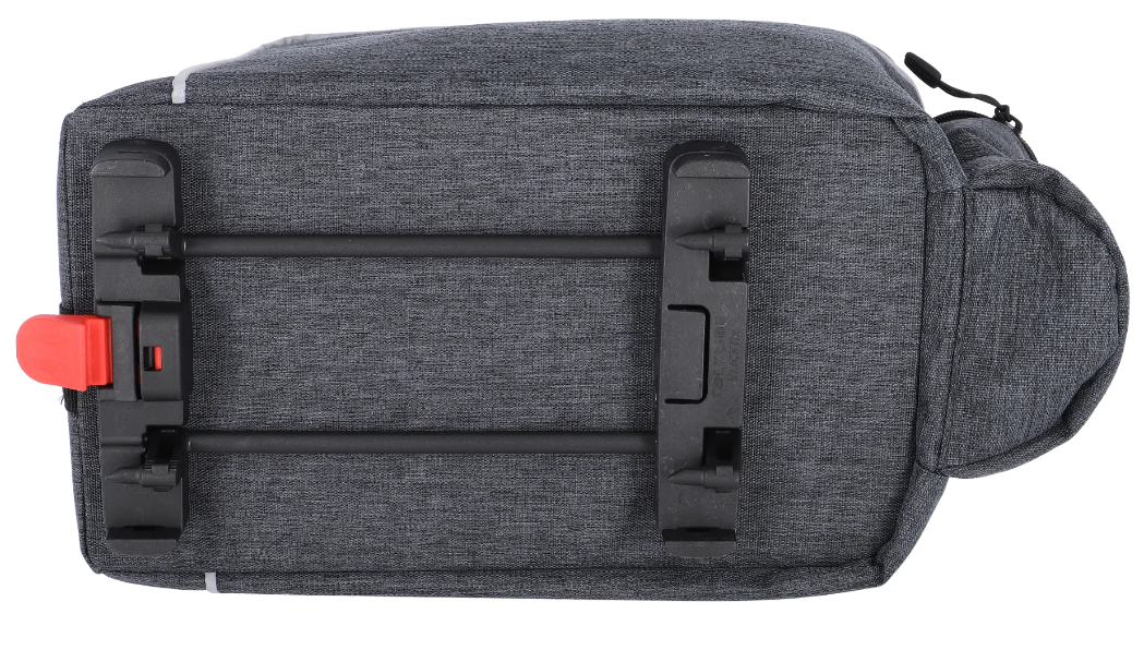 KLICKfix Gepäckträgertasche Rackpack Light 8L, Racktime - grau