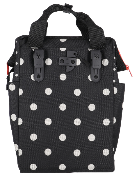 KLICKfix Gepäckträgertasche Roomy GT 12L - mixed dots