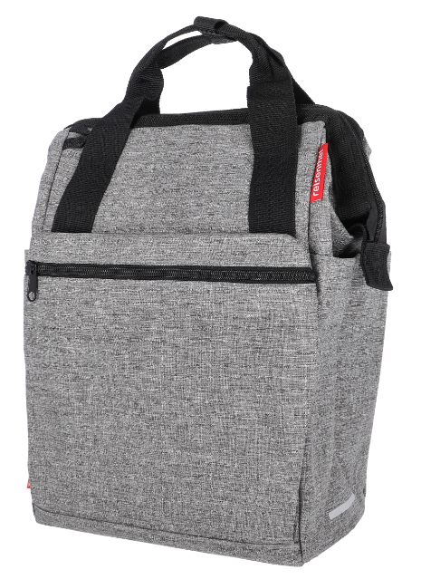 KLICKfix Gepäckträgertasche Roomy GT 12L - twist silver
