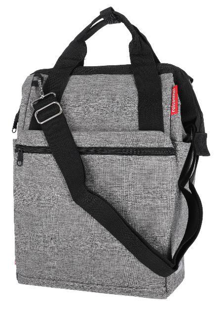 KLICKfix Gepäckträgertasche Roomy GT 12L - twist silver
