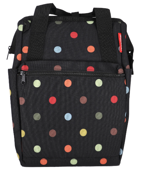 KLICKfix Gepäckträgertasche Roomy GT 12L - dots
