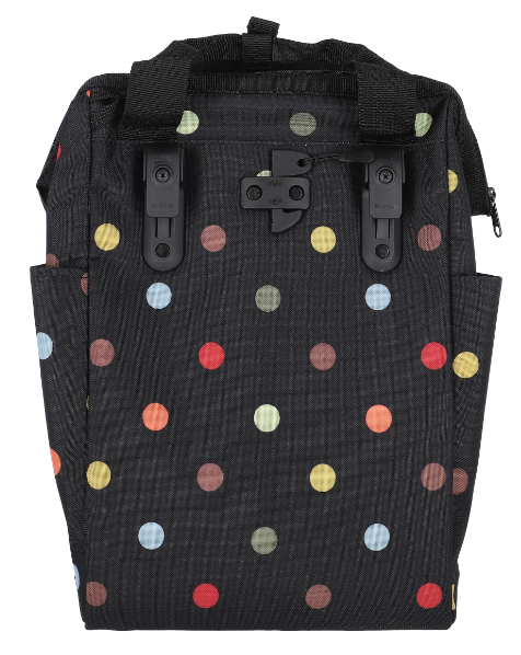 KLICKfix Gepäckträgertasche Roomy GT 12L - dots