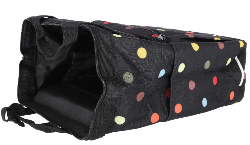 KLICKfix Gepäckträgertasche Roomy GT 12L - dots