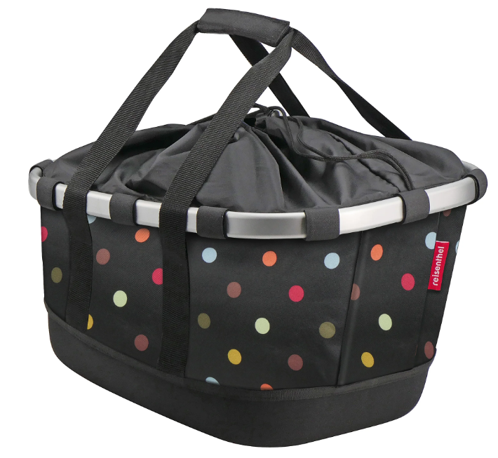 KLICKfix Reisenthel City-Tasche Bikebasket GT 21L, UniKlip - dots