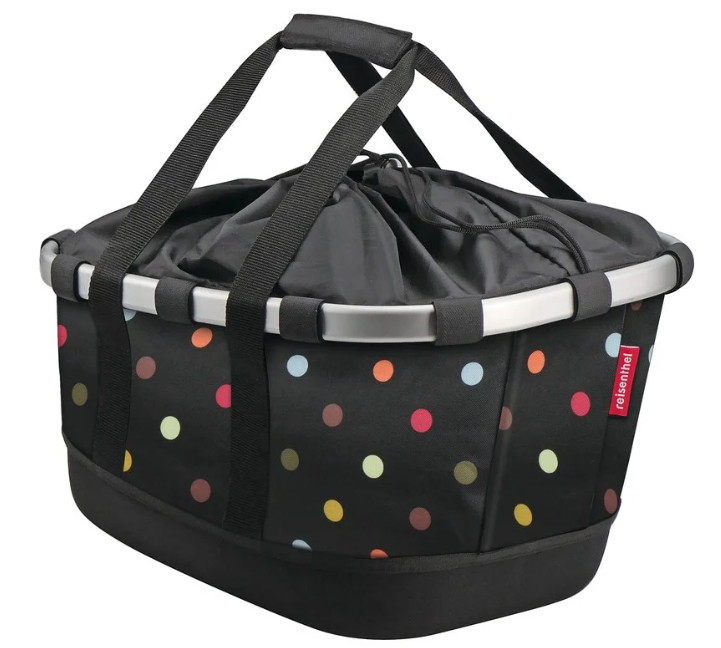 KLICKfix Reisenthel City-Tasche Bikebasket GT 21L, Racktime - dots