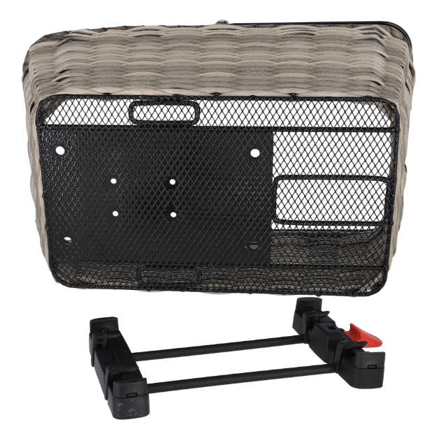 KLICKfix HR-Korb Structura GT, Racktime - grau/schilf