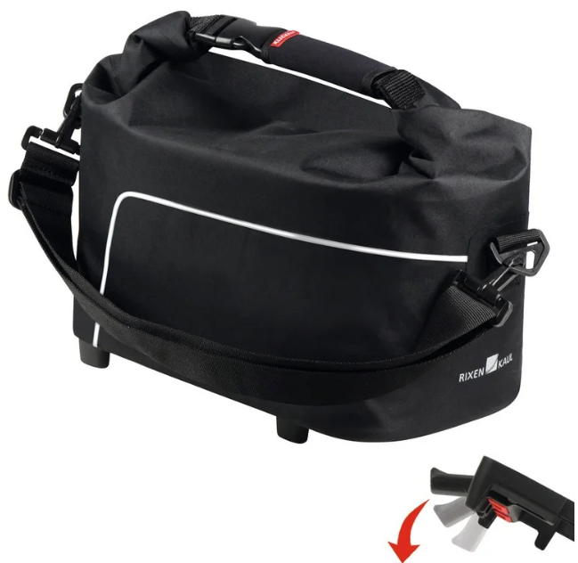 KLICKfix Gepäckträgertasche Rackpack Waterproof 10L, UniKlip - schwarz