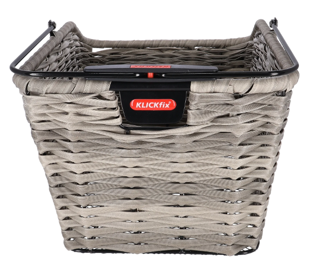KLICKfix HR-Korb Structura GT, mit Korbklip - grau/schilf