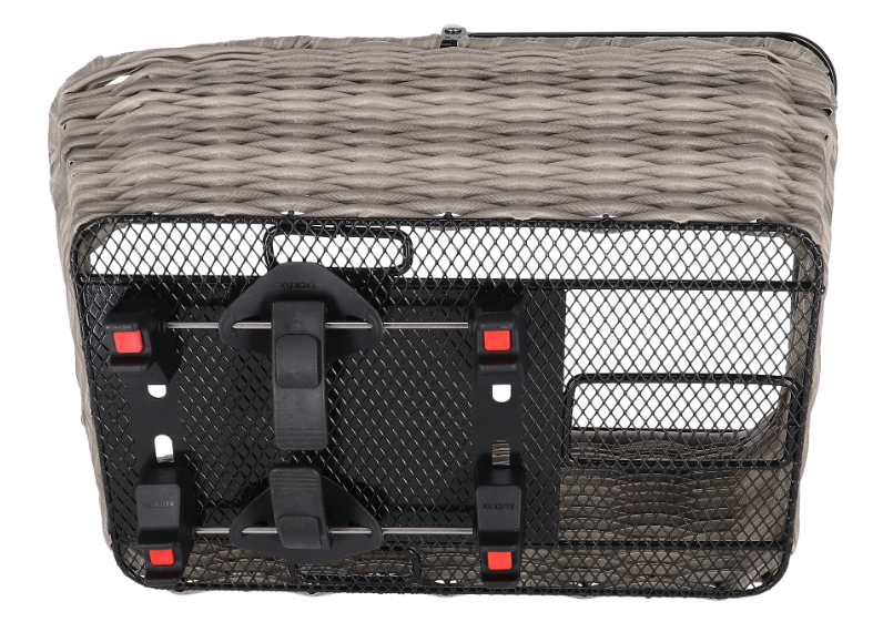 KLICKfix HR-Korb Structura GT, mit Korbklip - grau/schilf