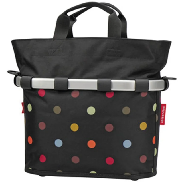 KLICKfix City-Tasche Bikebasket Oval S 12L - dots