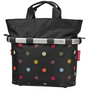 KLICKfix City-Tasche Bikebasket Oval S 12L - dots