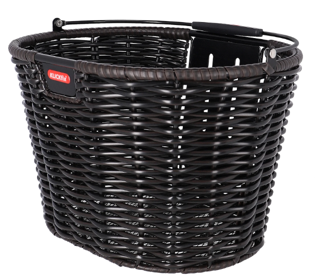 KLICKfix VR-Korb Structura Oval 16L - schwarz/braun