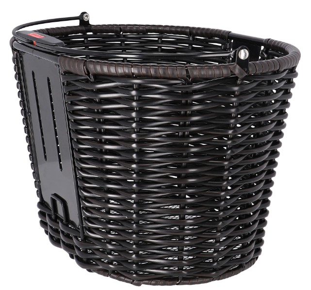 KLICKfix VR-Korb Structura Oval 16L - schwarz/braun