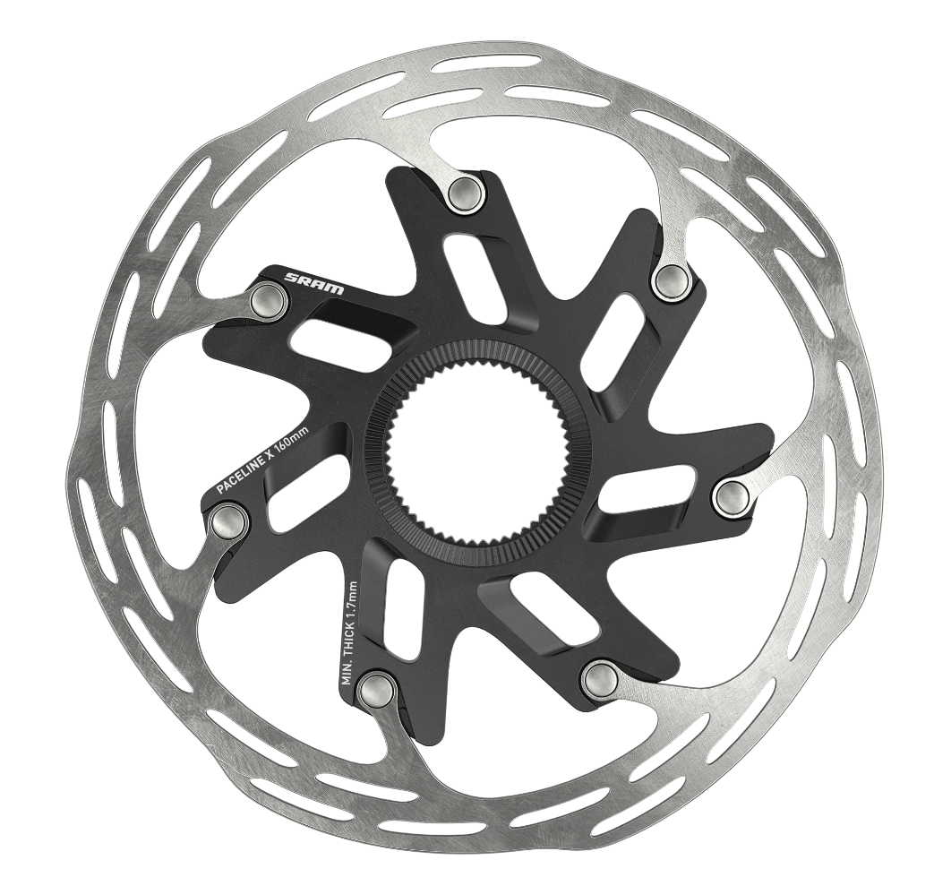 Rotor Paceline X Bremsscheibe, abgerundet - schwarz