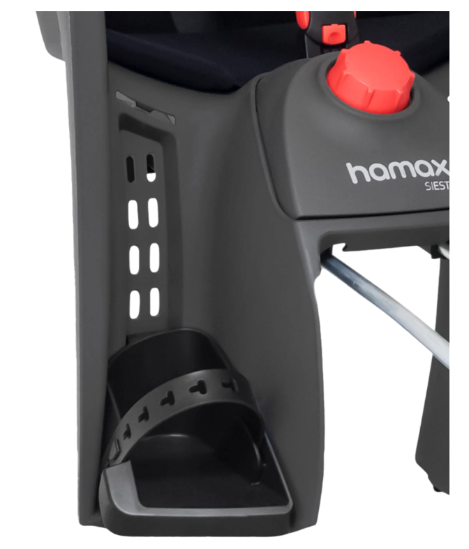 Siesta Kindersitz für Rahmenrohr - grau/schwarz
