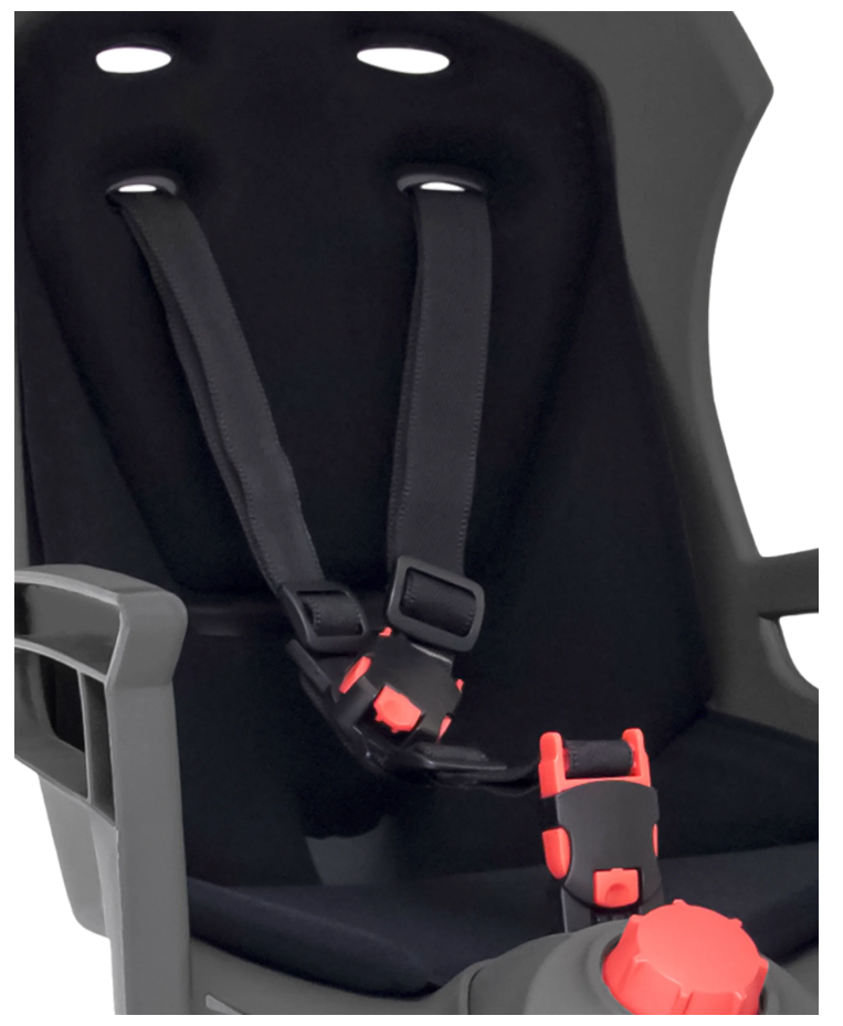 Siesta Kindersitz für Rahmenrohr - grau/schwarz