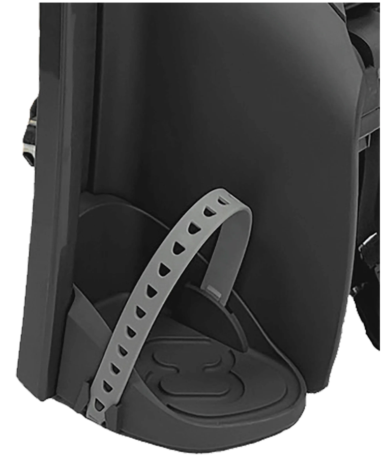 Zenith Relax Kindersitz für Gepäckträger - grau/schwarz