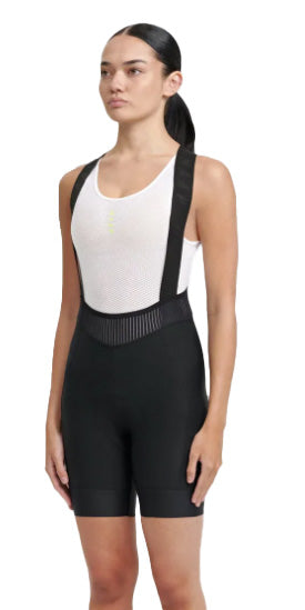 Women's Short Team Bib Evo - Black/Black