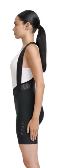 Women's Short Team Bib Evo - Black/Black