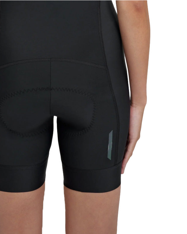 Women's Short Team Bib Evo - Black/Black