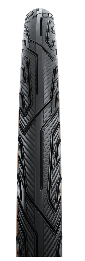 Pure Contact, Faltreifen 28",  E-50 - schwarz/coffee-reflex