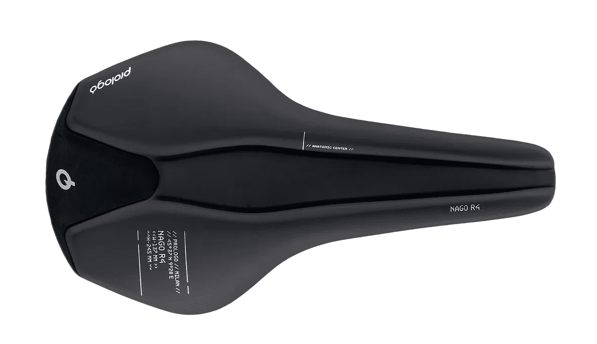 Sillín Nago R4, 245x137mm, Tirox - negro