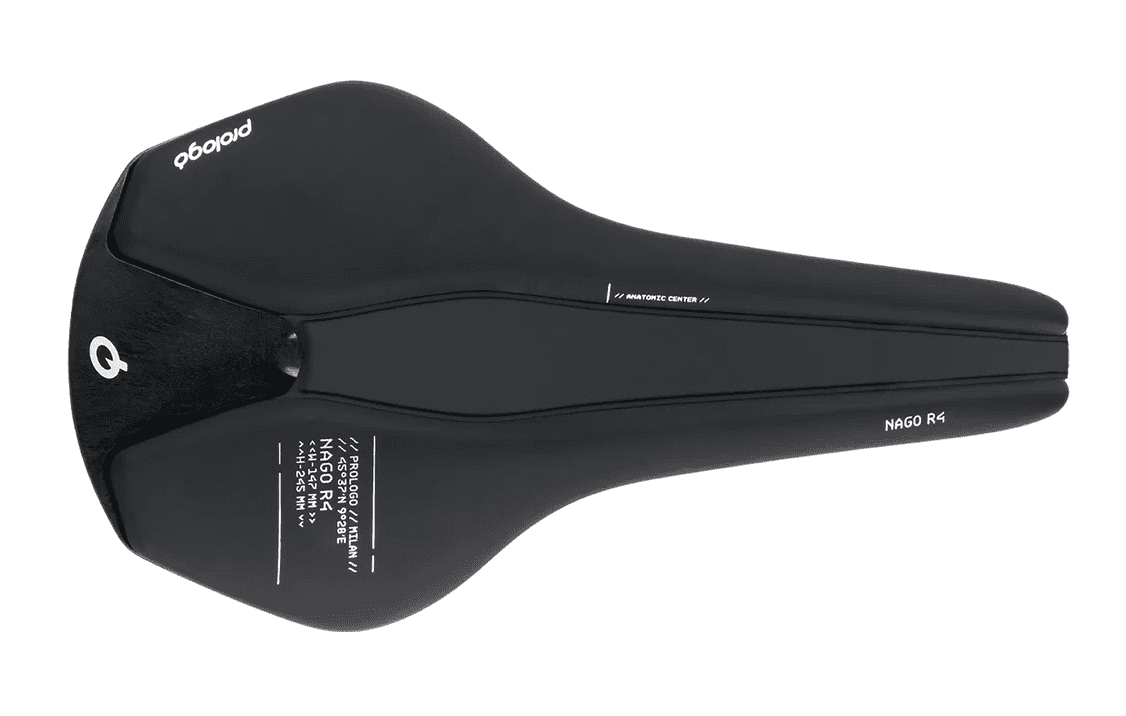 Sillín Nago R4, 245x147mm, Nack - negro