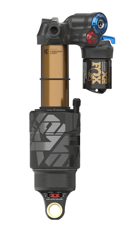 Float X2 Factory, 2pos-Adj, Metric Trunnion, 205 x 65 mm - kashima/grey Fox Shox
