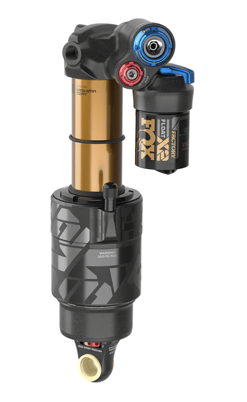 Float X2 Factory, 2pos-Adj, Metric Trunnion, 205 x 65 mm - kashima/grey Fox Shox