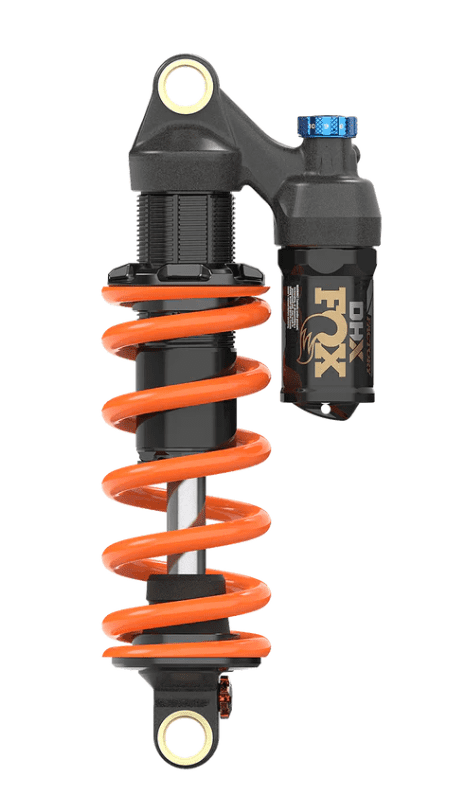 DHX Factory, 2pos-Adj, Metric, 230 x 57,5 mm - black/orange Fox Shox