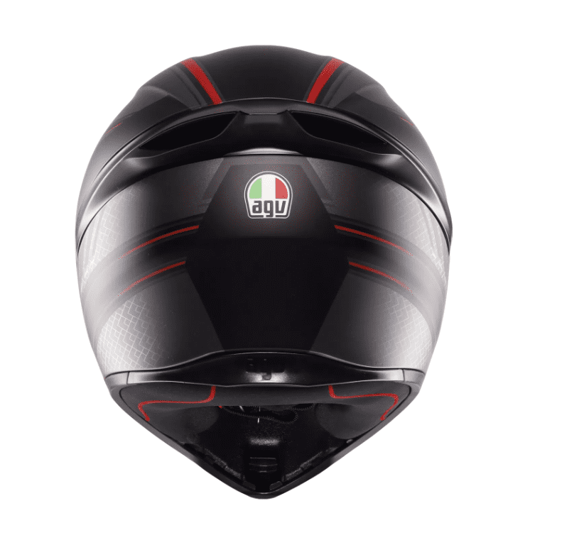K1 S Casco E2206 - SLING Negro Mate/Rojo