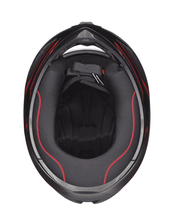 K1 S Casco E2206 - SLING Negro Mate/Rojo