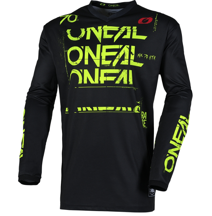 Element Static V.25 Jersey - black/neon yellow