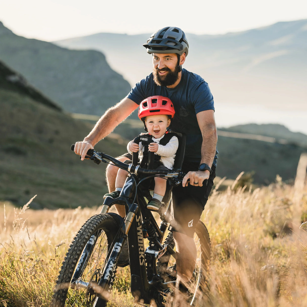 Pro EVO MTB Front Kindersitz/Lenker Combo Set - schwarz