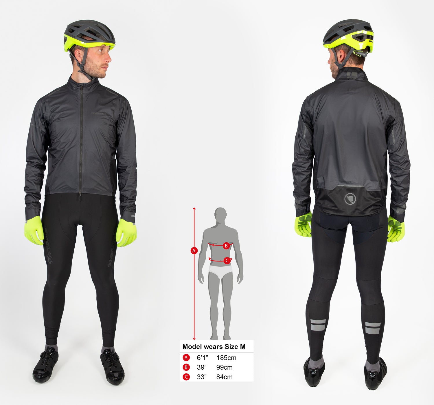 Pro SL Wasserdichte Shell Jacke - Schwarz