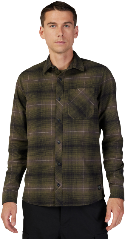 Source Flannel - Olive Green