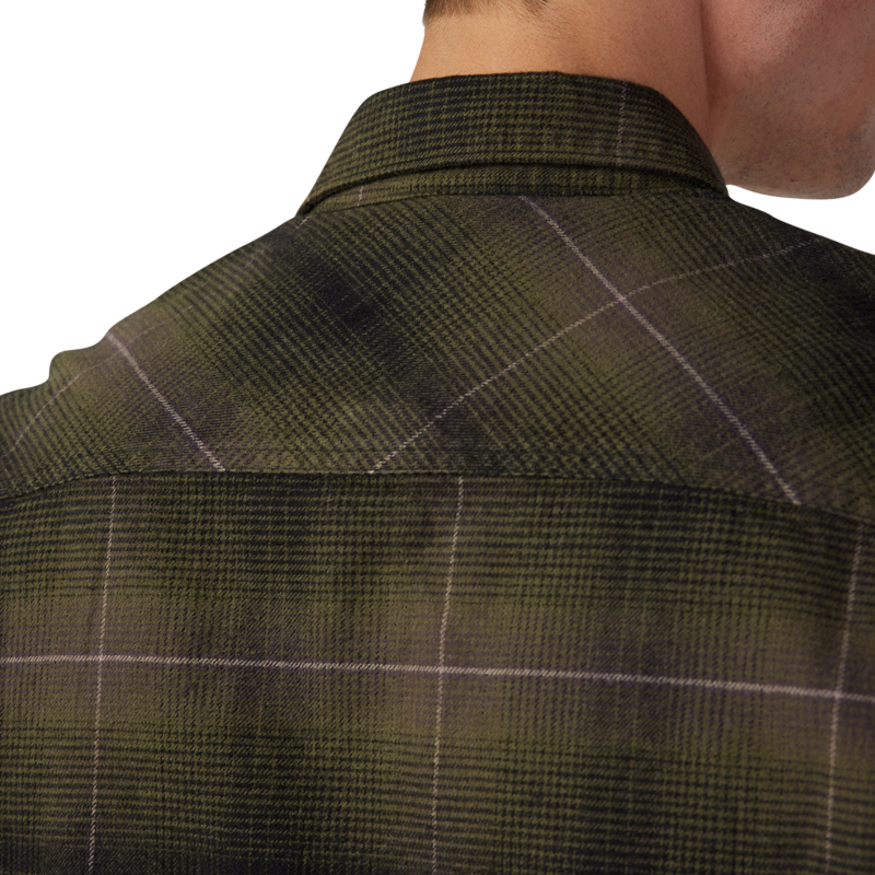 Source Flannel - Olive Green
