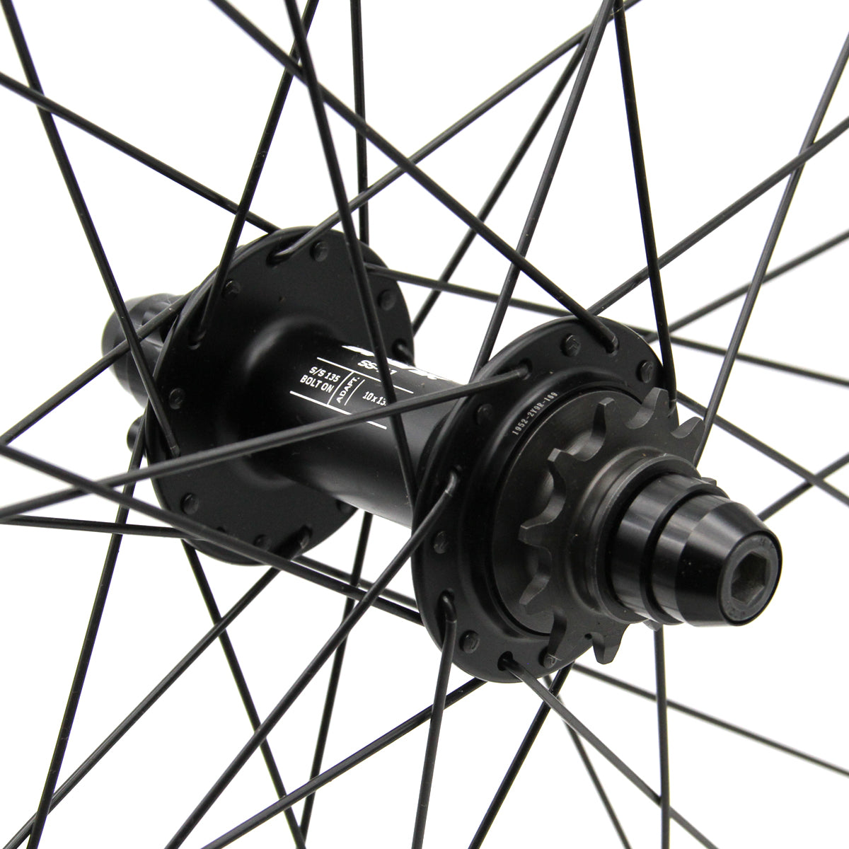 Spoon32 Singlespeed Laufrad - 26'' Rear - Schwarz