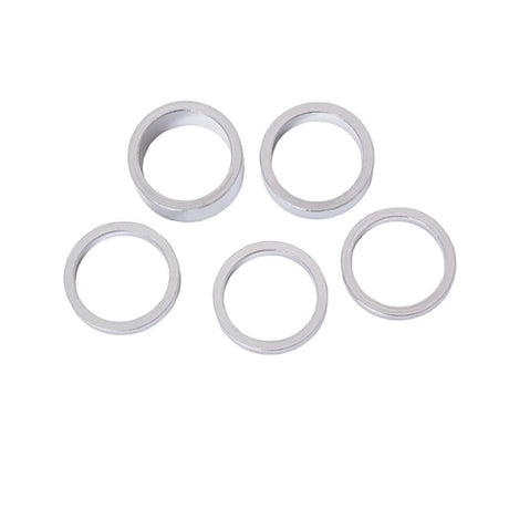 Steuersatz Spacerset 5-teilig - 1 Zoll - Silber