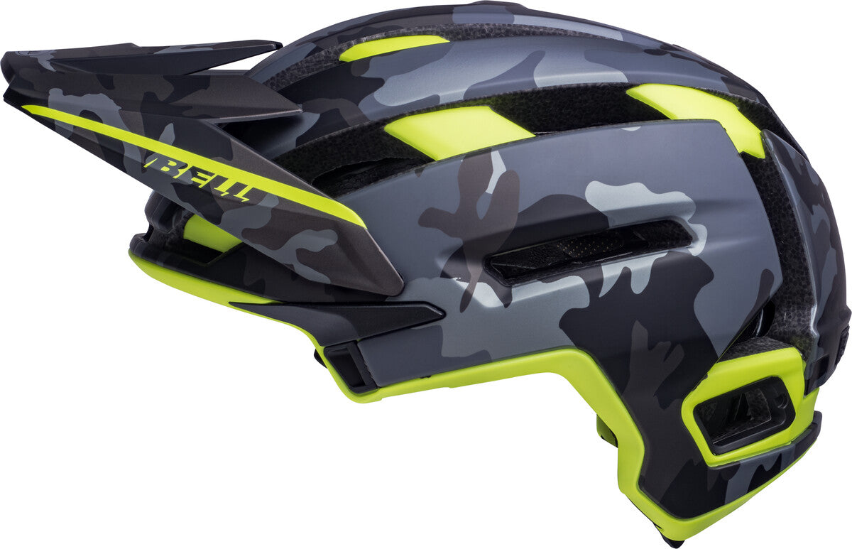 Super Air Spherical Fahrradhelm - matte camo/hi-viz