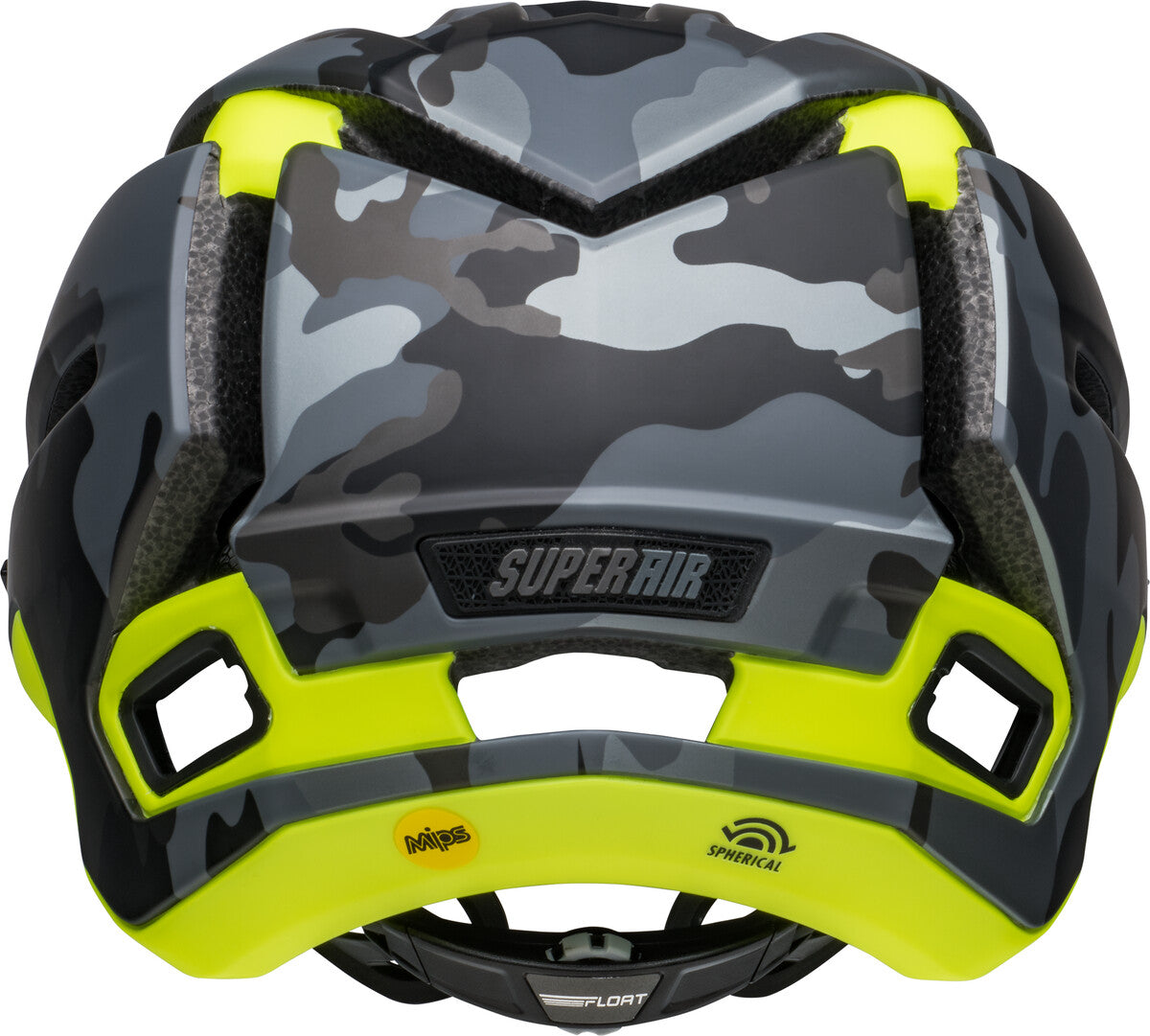 Super Air Spherical Fahrradhelm - matte camo/hi-viz